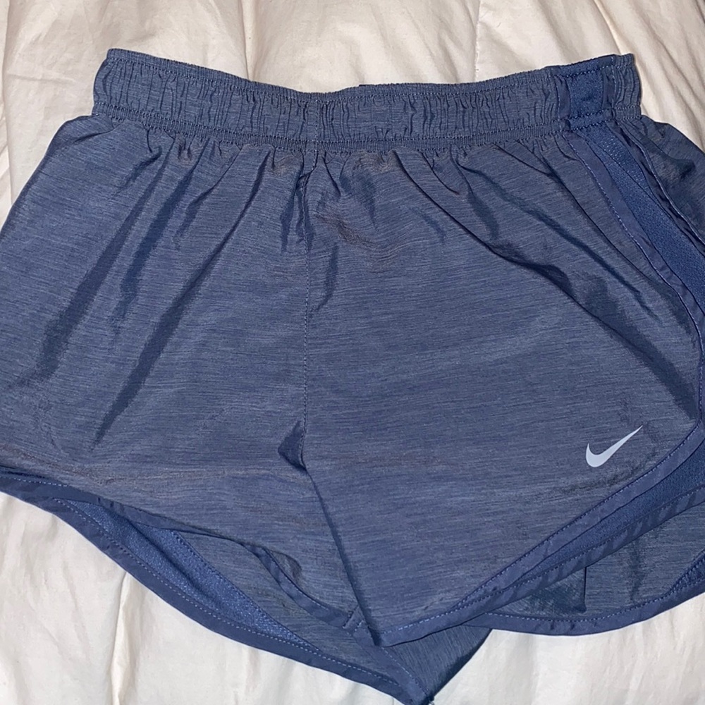 Blue Nike shorts
